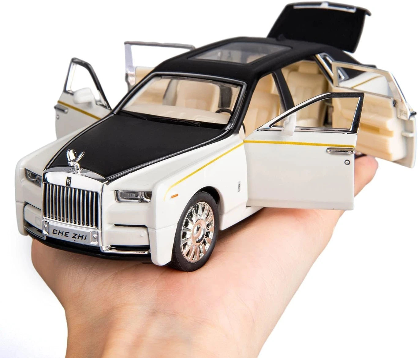 1:32 Rolls-Royce Phantom Die Cast Metal Car Toys With Light And Music For Kid