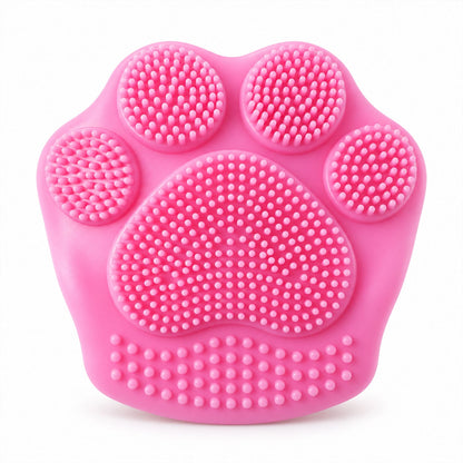 Silicone Face Scrubber Paw Shape Finger Facial Cleansing Brush (1 Pc)