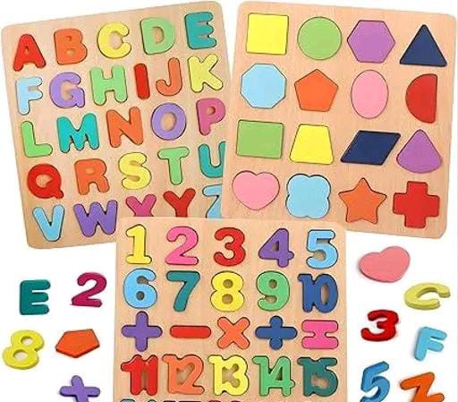 Wooden 3D Capital Alphabets