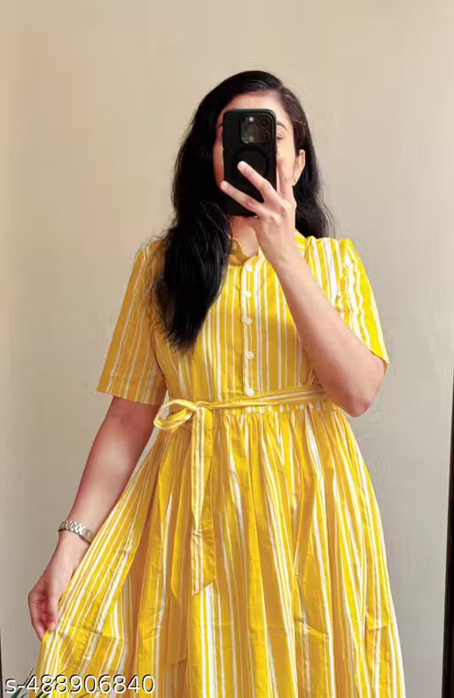 Printed gown
