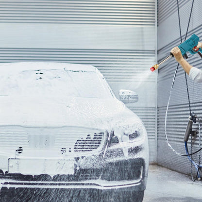 98v High Pressure Wireless Car Washer Kit With Battery And Accessories (1 Set)