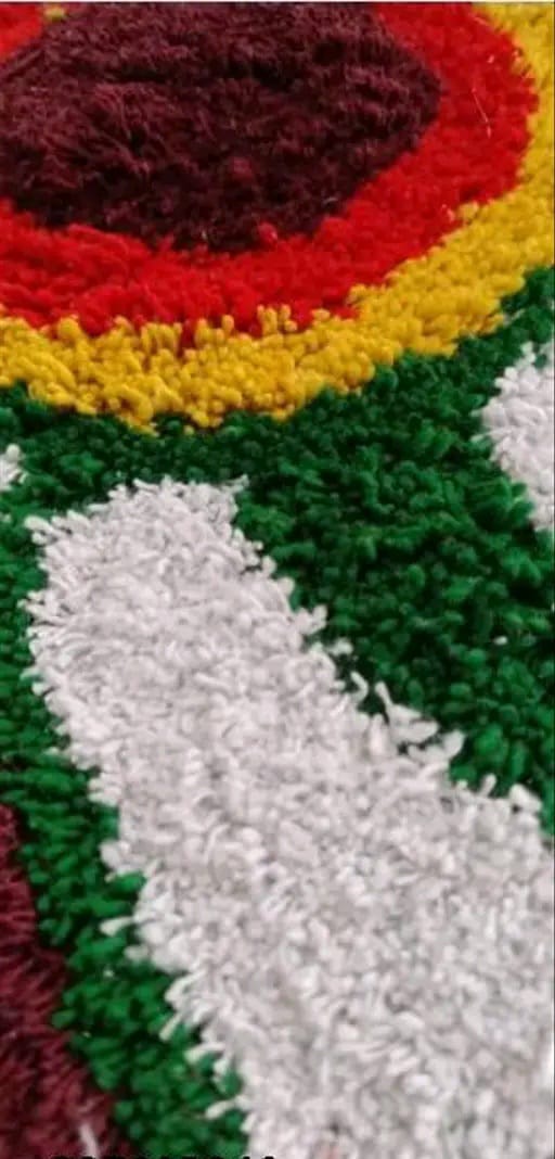 Yug Home Decor Rangoli mats in various designs and colors