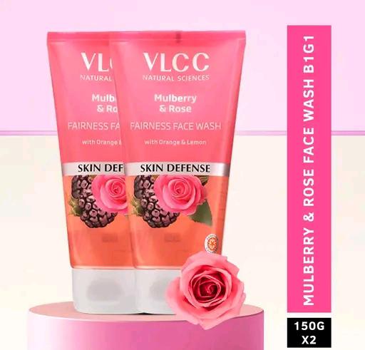 VLCC Mulberry &amp; Rose Facewash - 150ml x 2