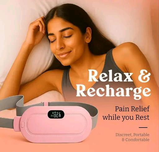 Period Cramp Relief Massager Heating Pad