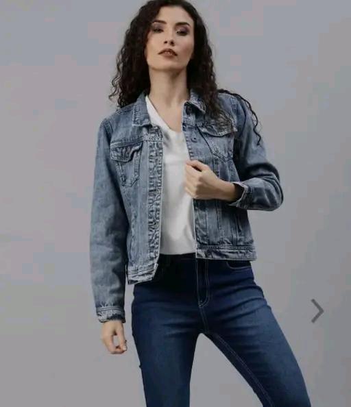 Denim Jacket For Women Girls