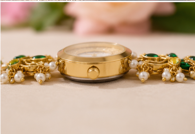 Kashmiri Style Bracelet Watch for Women