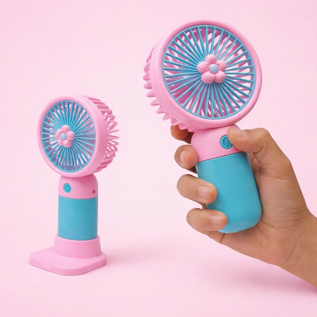 Mini Portable Table Fan for Desk | USB Rechargeable Personal Cooling Fan