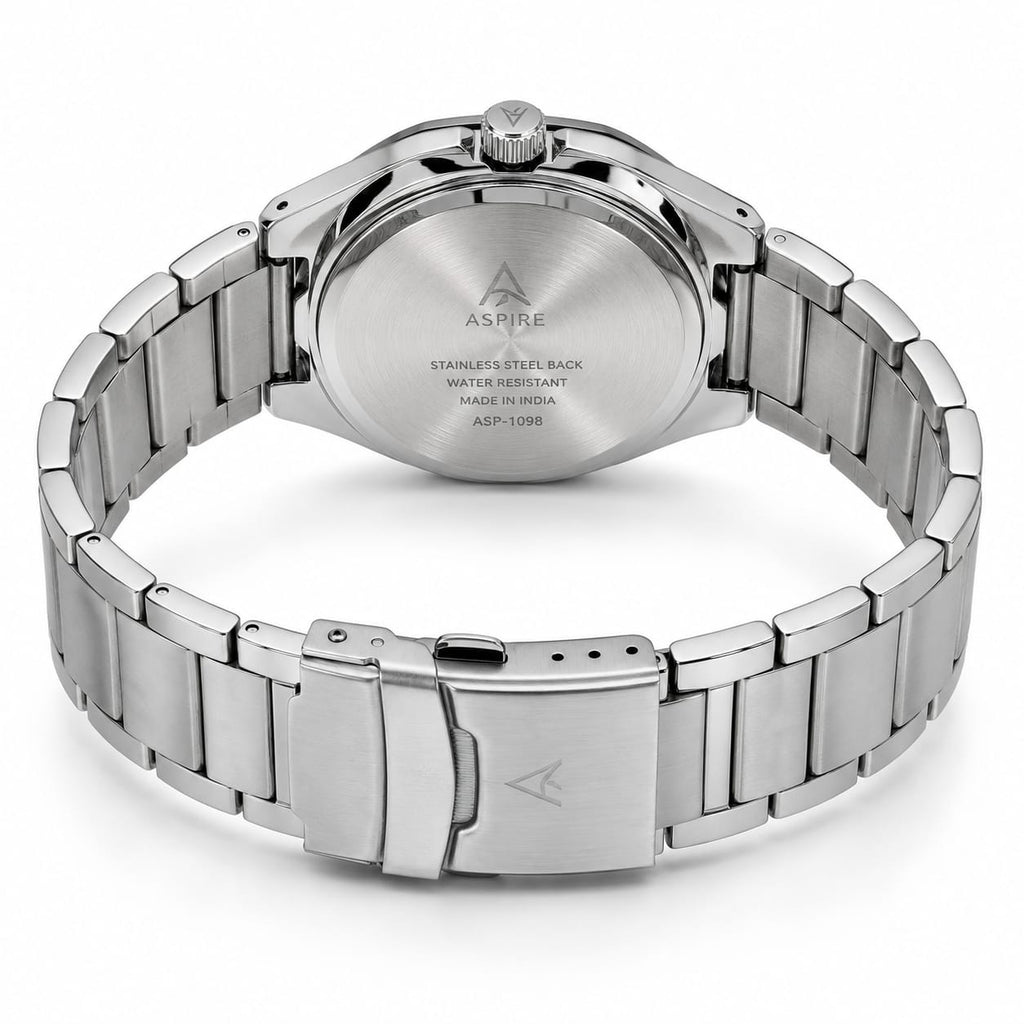 Premium Stainless Steel Watch (Available in Black & White Dial)