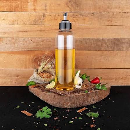 Plastic Oil Dispenser, 1000ml, Pack of 1, Clear
