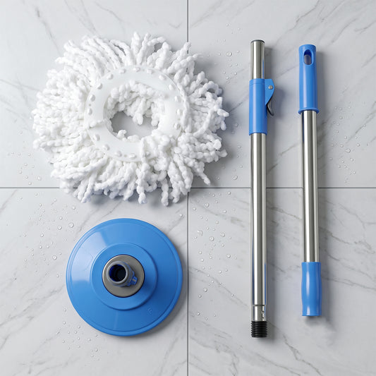 360 Degree Rotating Spin Mop (1 Set)